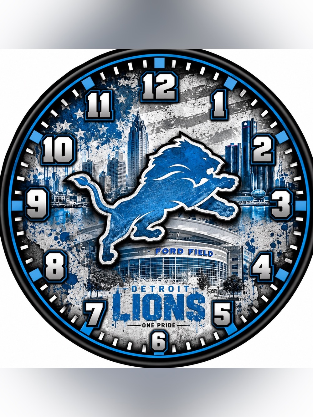 Blue Wall Clock - Official Logo Home Decor